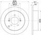 Диск тормозной задний Hyundai Tucson, santa Fe/ Kia Sportage 2.0, 2.7 (04-) Nisshinbo ND6038K (фото 1)