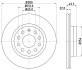 Гальмівний диск перед. Caddy III/Golf V/VI/Jetta/Octavia 04- (280x22) Hella pagid 8DD355109-561 (фото 1)