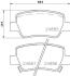 Колодки гальмівні дискові задні Toyota Avensis 1.6, 1.8, 2.0, 2.2 (08-) Nisshinbo NP1118 (фото 1)