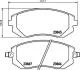 Тормозные колодки перед. Subaru Impreza 02-/Forester 02- (akebono) HELLA PAGID Hella pagid 8DB355010-211 (фото 2)