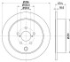 Гальмівний диск зад. Subaru Forester, Impreza, Legacy V, Outback Toyota Gt 86 1.5-3.6 01.08- Hella pagid 8DD 355 116-421 (фото 1)