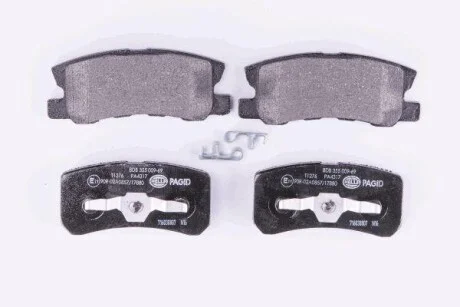 Тормозные колодки зад. PATRIOT/SEBRING/LANCER 1.6-3.8 00- HELLA PAGID 8DB355009-691 Hella pagid 8DB 355 009-691