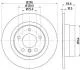Тормозной диск зад. BMW 1 (E81/E87) / 3 (E90-E92) 03-13 (296x10.5) HELLA PAGID Hella pagid 8DD355111-301 (фото 1)