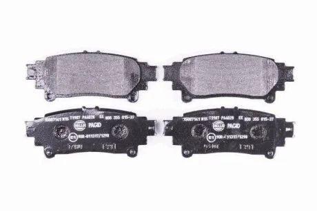 Тормозные колодки зад. Lexus RX 08-15/Toyota Prius 09- (akebono) HELLA PAGID Hella pagid 8DB355015-371