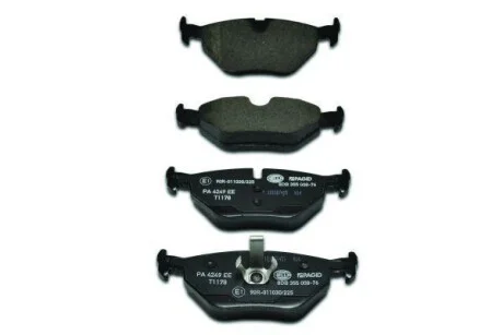Тормозные колодки зад. BMW 3 (E46)/SAAB 9-5/ROVER 75 96-09 (ATE) HELLA PAGID Hella pagid 8DB355008-761