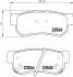Гальмівні колодки зад. SANTA/SONATA/TUCSON/SPORTAGE 1.4-3.5 98- HELLA PAGID Hella pagid 8DB355009-971 (фото 2)