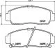 Тормозные колодки перед. Honda Accord 91-03/HR-V 99- (sumitomo) HELLA PAGID Hella pagid 8DB355009-771 (фото 2)