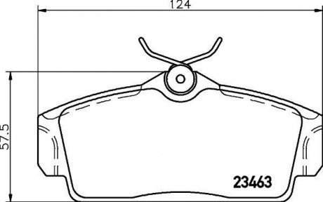 Колодки гальмівні дискові передние Nissan Almera 1.5, 1.8, 2.2 (00-) Nisshinbo NP2052