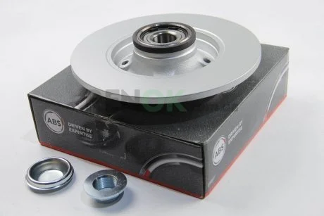 Тормозной диск задн. DS3/208/2008/207/308/307/C3/C4/DS3/DS4 04- (с подшипн) A.B.S A.B.S. 17893C