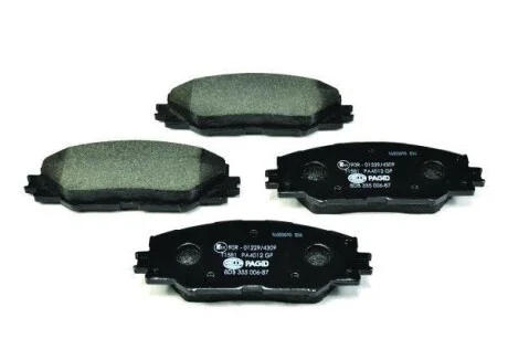 Тормозные колодки перед.AURIS/RAV 4 III/RAV 4 IV 1.8-2.5H 06- HELLA PAGID Hella pagid 8DB355006-871