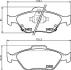 Колодки гальмівні дискові передние Toyota Yaris 1.0, 1.3, 1.4 (05-) Nisshinbo NP1129 (фото 1)