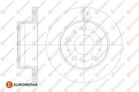 Диск гальмівний задній (кратно 2) Jumper3-Boxer3 DIAM 300 EP 22 05,12,2013- Eurorepar 1676014480
