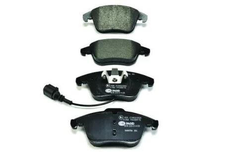 Тормозные колодки перед. Tiguan 07-/Sharan 10- (Ate-Teves) HELLA PAGID Hella pagid 8DB355014-031