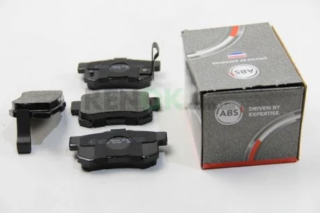 Гальмівні колодки зад. Civic 98-/Accord 90-03 (Akebono) (47,8x88,9x14,5) A.B.S. A.B.S. 36757