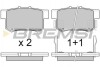 Гальмівні колодки зад. Civic 98-01/CR-V 01-06 (Akebono) (47,5x89x14,5) Bremsi BP2750 (фото 1)