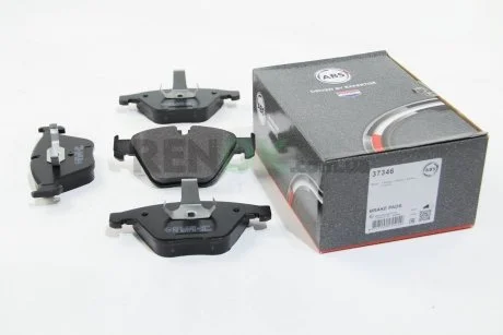 Гальмівні колодки пер. BMW 5(E60)/7(E65) 02-10 (ATE) (155,1x68,5x20,3) A.B.S. A.B.S. 37346