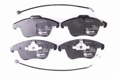 Гальмівні колодки дискові перед. Citroen C5 III// Peugeot 407, 508 1.6-2.2Hdi 05.04- Hella pagid 8DB 355 013-731