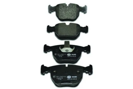 Тормозные колодки перед. BMW 5(E39)/7(E38) 96-04 (Teves) HELLA PAGID Hella pagid 8DB355008-281