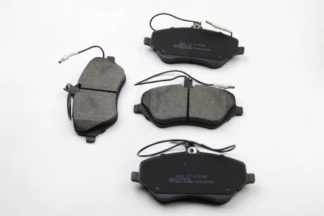 Гальмівні колодки пер. Peugeot 407/607 04- (TRW) (162,3x79,1x18,4) Bremsi BP3181