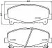 Гальмівні колодки пер. Honda Accord VIII 08- (akebono) HELLA PAGID Hella pagid 8DB355013-881 (фото 2)