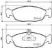 Колодки тормозные передние Astra F/Combo 91-01 (ATE) HELLA PAGID 8DB355007-531 Hella pagid 8DB 355 007-531 (фото 2)