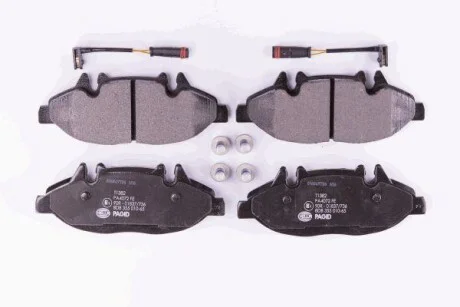 Тормозные колодки перед. Vito (639) 03-07 (>ch.№342257) HELLA PAGID Hella pagid 8DB355010-651