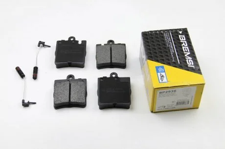 Гальмівні колодки зад. MB C/E-клас (W202/210) (ATE)/(W211) 4Matic Bremsi BP2936