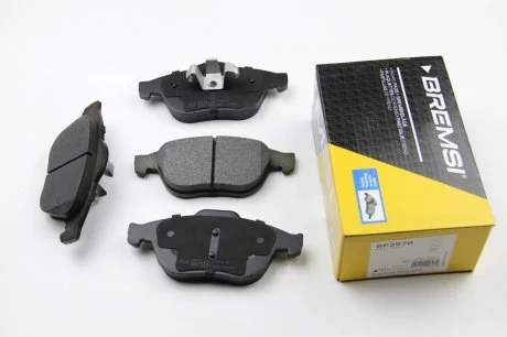 Гальмівні колодки пер. Renault Laguna 01- (ATE) (156,3x68,5x18) Bremsi BP2970