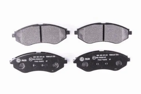 Колодки гальмівні дискові комплект передні Hella pagid 8DB355011-251