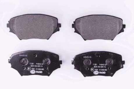 Тормозные колодки перед. Toyota RAV4 94-05 (sumitomo) HELLA PAGID Hella pagid 8DB355009-741