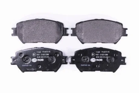 Тормозные колодки перед. Toyota Camry 96-06 (akebono) HELLA PAGID Hella pagid 8DB355010-431