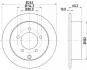 Гальмівний диск зад. Lancer 07- (PRO) HELLA PAGID 8DD355119-181 Hella pagid 8DD 355 119-181 (фото 1)