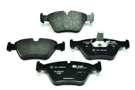 Колодки гальмівні дискові комплект передні Hella pagid 8DB355010-711