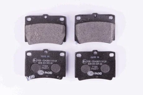 Тормозные колодки Pajero/Pajero Sport 90-15 1.8-3.0 HELLA PAGID Hella pagid 8DB355009-501