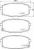 Тормозные колодки перед. Hyundia i30/KIA C\'eed 02- HELLA PAGID Hella pagid 8DB355010-611 (фото 1)