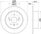 Диск тормозной задний Toyota Camry 2.0, 2.4, 3.0 (93-06) Nisshinbo ND1001K (фото 1)