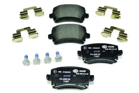 Тормозные колодки зад Caddy III/Golf V/Audi A4 03- HELLA PAGID Hella pagid 8DB355010-601