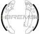 Гальмівні колодки зад. Golf I/II/Passat/Polo/Audi 80 >01 (ATE) Bremsi GF0016 (фото 1)