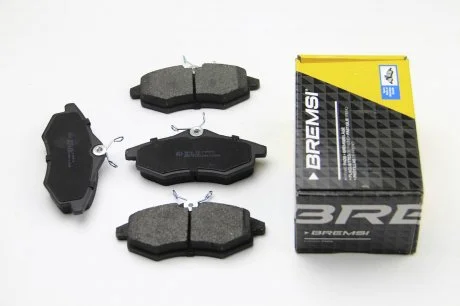 Гальмівні колодки пер. Citroen C2/C3 02- (TRW) (122,5x53x19) Bremsi BP3008