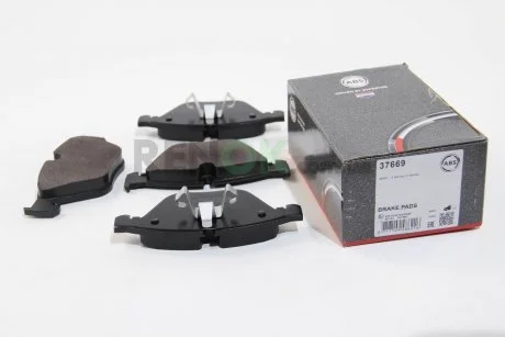 Гальмівні колодки пер. BMW 3 (E90)/5 (E60)/7 (E65) 02-13 (ATE) A.B.S. A.B.S. 37669