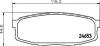 Гальмівні колодки дискові зад. Toyota Land Cruiser 4.5 D-4D/4.7 VVTi 01 07- Hella pagid 8DB 355 013-771 (фото 2)
