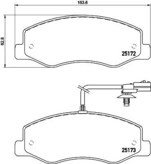 Тормозные колодки зад. Master/Movano 10- (спарка) HELLA PAGID Hella pagid 8DB355015-311