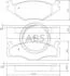 Гальмівні колодки пер. Caddy/Cordoba/Golf/Ibiza/Jetta (81-03) A.B.S. A.B.S. 36536 (фото 1)