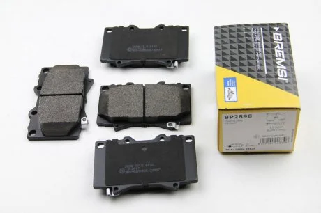 Тормозные колодки перед. Toyota Land Cruiser 90-09 (sumitomo) BREMSI Bremsi BP2898