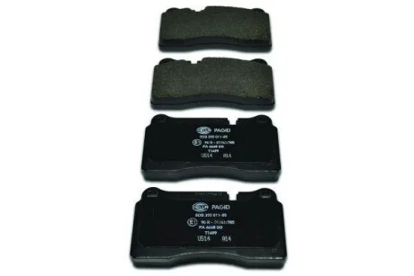 Тормозные колодки перед. VW Touareg 02- (brembo) HELLA PAGID Hella pagid 8DB355011-851