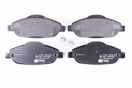 Тормозные колодки перед. Peugeot 308 07- (Bosch) HELLA PAGID Hella pagid 8DB355013-911