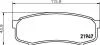 Тормозные колодки зад. Toyota Land Cruiser 84- HELLA PAGID Hella pagid 8DB355016-831 (фото 2)