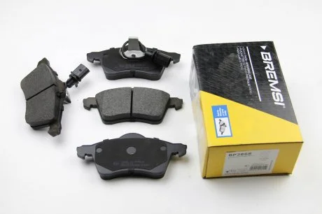 Гальмівні колодки пер. T4 2.5TDI 96-03 (R15)(з датчиком) Bremsi BP2868