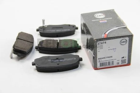 Гальмівні колодки пер. Kia Picanto/Hyundai i10 04- (mando) A.B.S. A.B.S. 37474