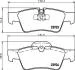 Тормозные колодки зад. M-class W164 05- (ATE) HELLA PAGID Hella pagid 8DB355011-421 (фото 2)